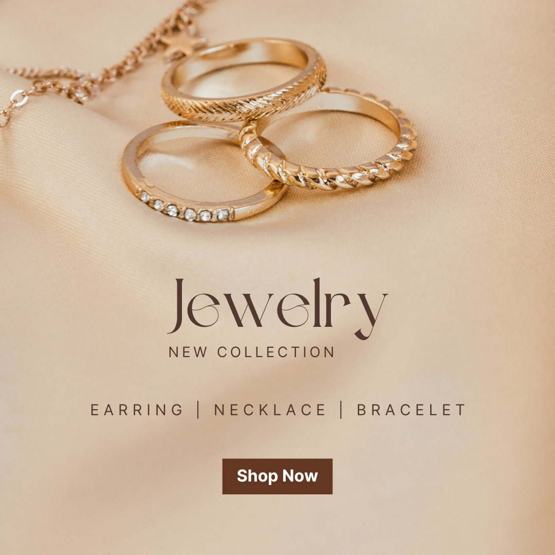 Beige And Brown Elegant Jewelry Promotion Instagram Post