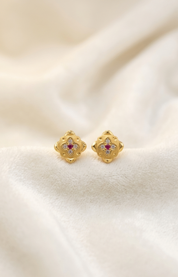 Gold-Plated Fancy Earrings