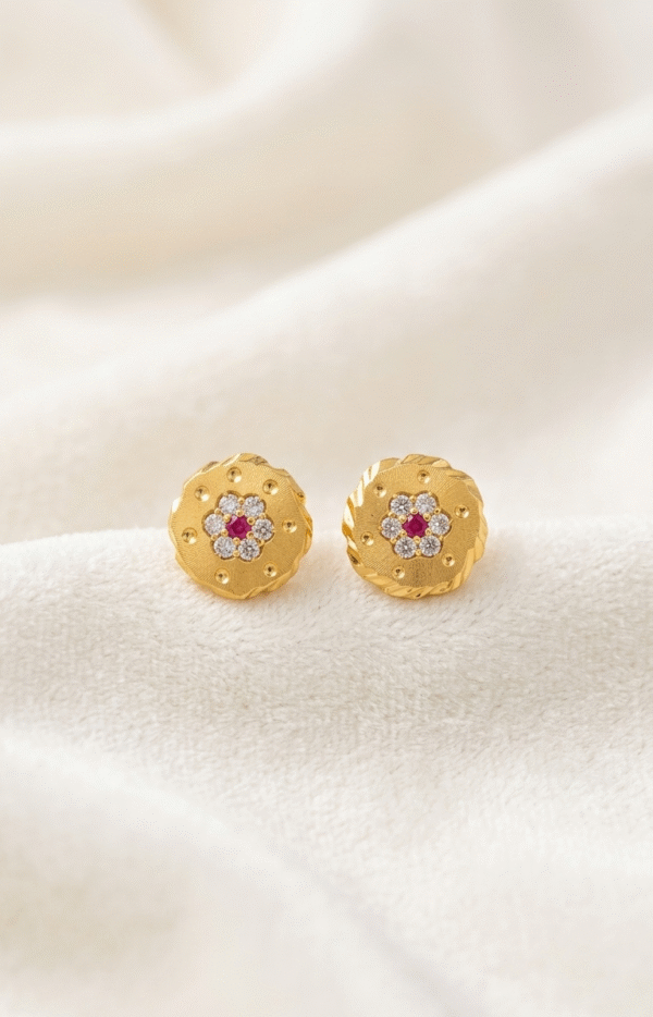 Gold-Plated Fancy Earrings