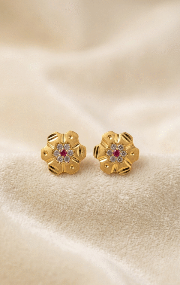 Gold-Plated Fancy Earrings