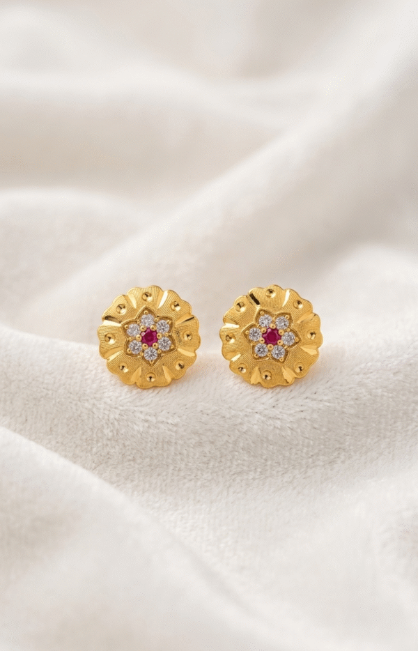 Gold-Plated Fancy Earrings